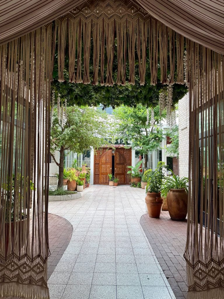 Exterior of Casablanca Restaurant In Bishop Arts District Dallas Texas