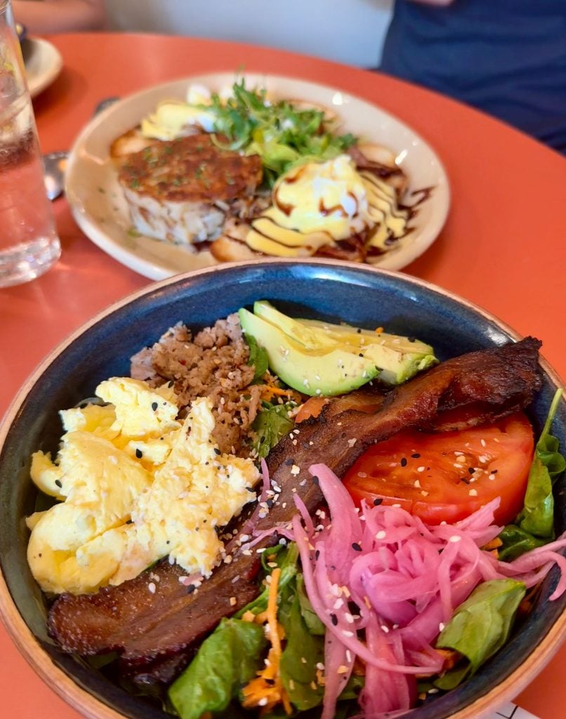 Breakfast Bowl at Snooze AM Eatery in Oak Lawn Dallas Texas