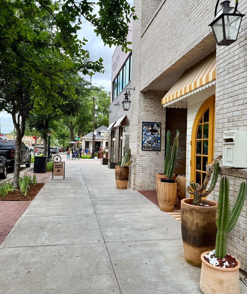 Bishop Avenue in Bishop Arts District Dallas Texas