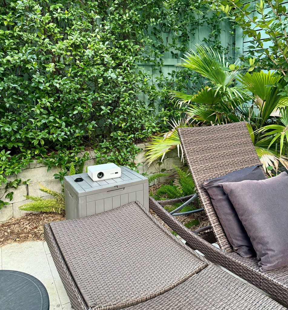 Portable Smart Projector On Box For Outdoor Movie Night